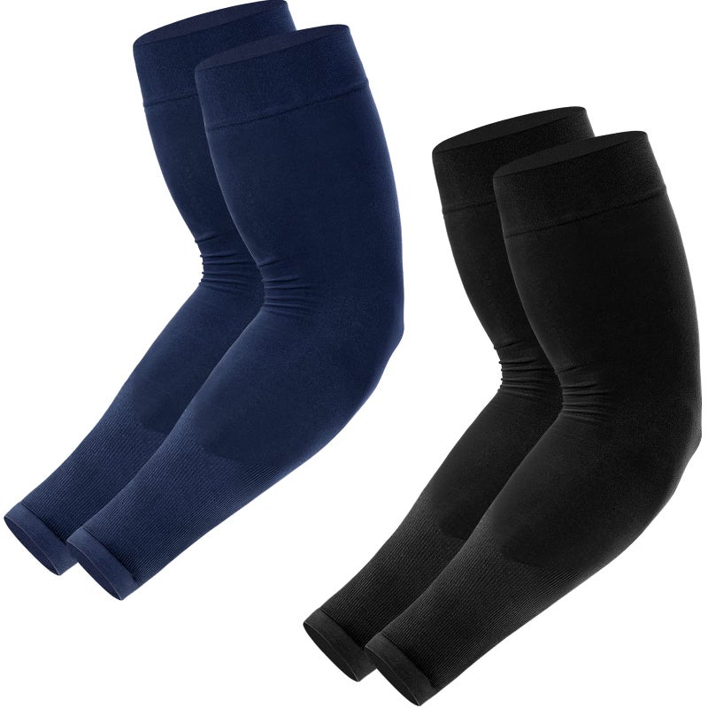 Newbyinn UV Sun Protection Arm Sleeves for Men Women Youth, Cooling Sleeve to Cover Arm Tattoo, Mid-Compression Arm Cover - Image 1
